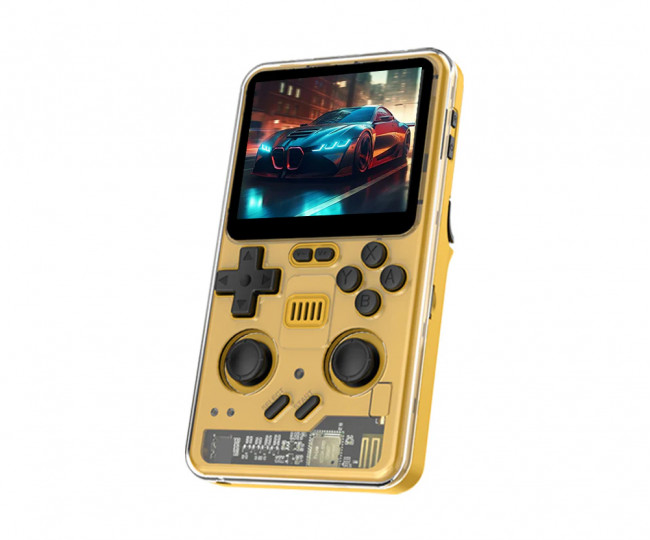 Портативная игровая приставка POWKIDDY RGB20 PRO (Yellow)